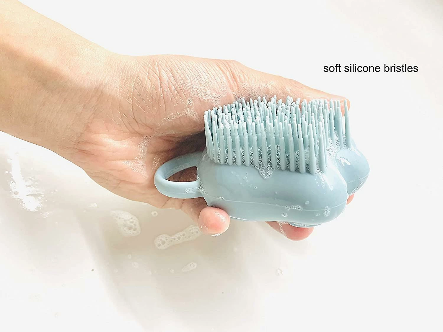 Sunrain Dog Bath Brush Pet Shampoo Brosse Compatible Avec Le Massage Apaisant Lavage Déshedding 2 Sunrain Dog Bath Brush Pet Shampoo Brosse Compatible Avec Le Massage Apaisant Lavage Déshedding – Image 2