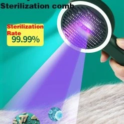 Unbranded Pet Dog Brush Stérilisation UV Pet Hair Remover Insect Removal Cat Brush (blanc) -Pet Soin 354480707 max