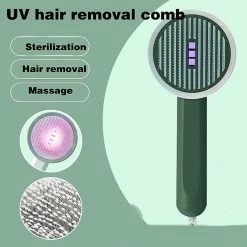 Unbranded Pet Dog Brush Stérilisation UV Pet Hair Remover Insect Removal Cat Brush (blanc) -Pet Soin 354480762 max