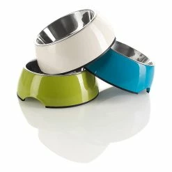 Dog Feeder Hunter Acier Inoxydable Melamin Black (22 X 22 X 11,5 Cm) -Pet Soin 359491993 max