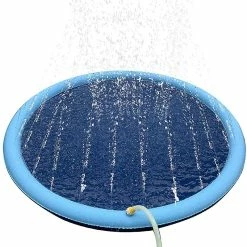 Unbranded Pet Sprinkler Pad Play Cooling Mat Piscine Gonflable Water Spray Pad Mat Tub Summer Cool Dog Baignoire Pour Chiens