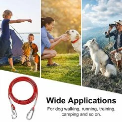Yskaze Pet Heavy Duty Reflective Dog Leash Lead Runner Pour Chiens -Pet Soin 360452522 max