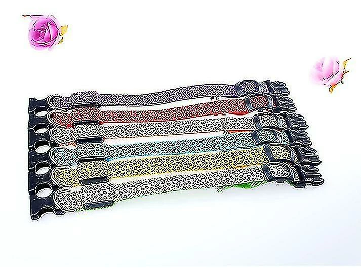 Beitong Leopard Led Réglable, Nuit Sécurité Nylon Lumineux Pet Dog Collier Vert-xl42-56cm Aespa 3 Beitong Leopard Led Réglable, Nuit Sécurité Nylon Lumineux Pet Dog Collier Vert-xl42-56cm Aespa – Image 3