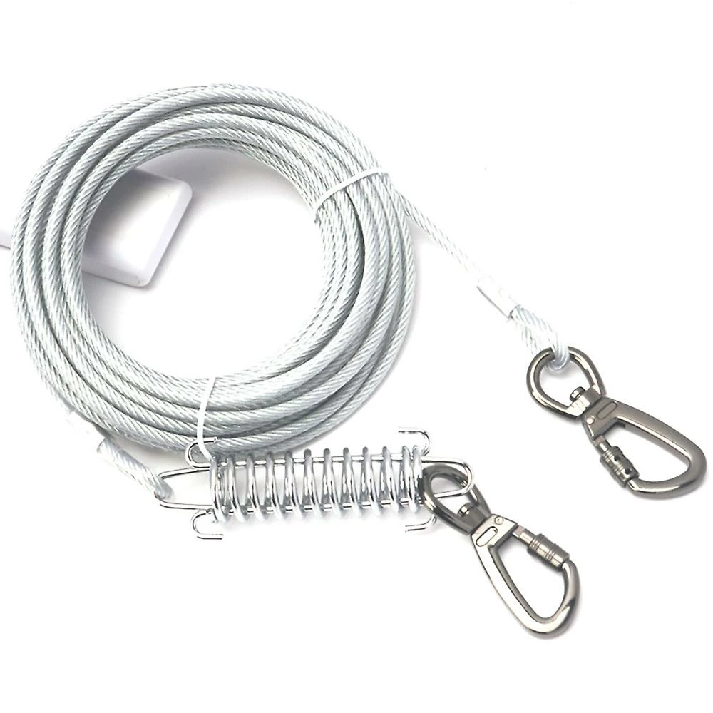 Ksalfye Dog Runner Pour Chiens De Cour, Câble D’attache, Dog Runners Pour Grands Chiens, Longue Laisse Pour Chiens De Grande Taille 1 Ksalfye Dog Runner Pour Chiens De Cour, Câble D’attache, Dog Runners Pour Grands Chiens, Longue Laisse Pour Chiens De Grande Taille