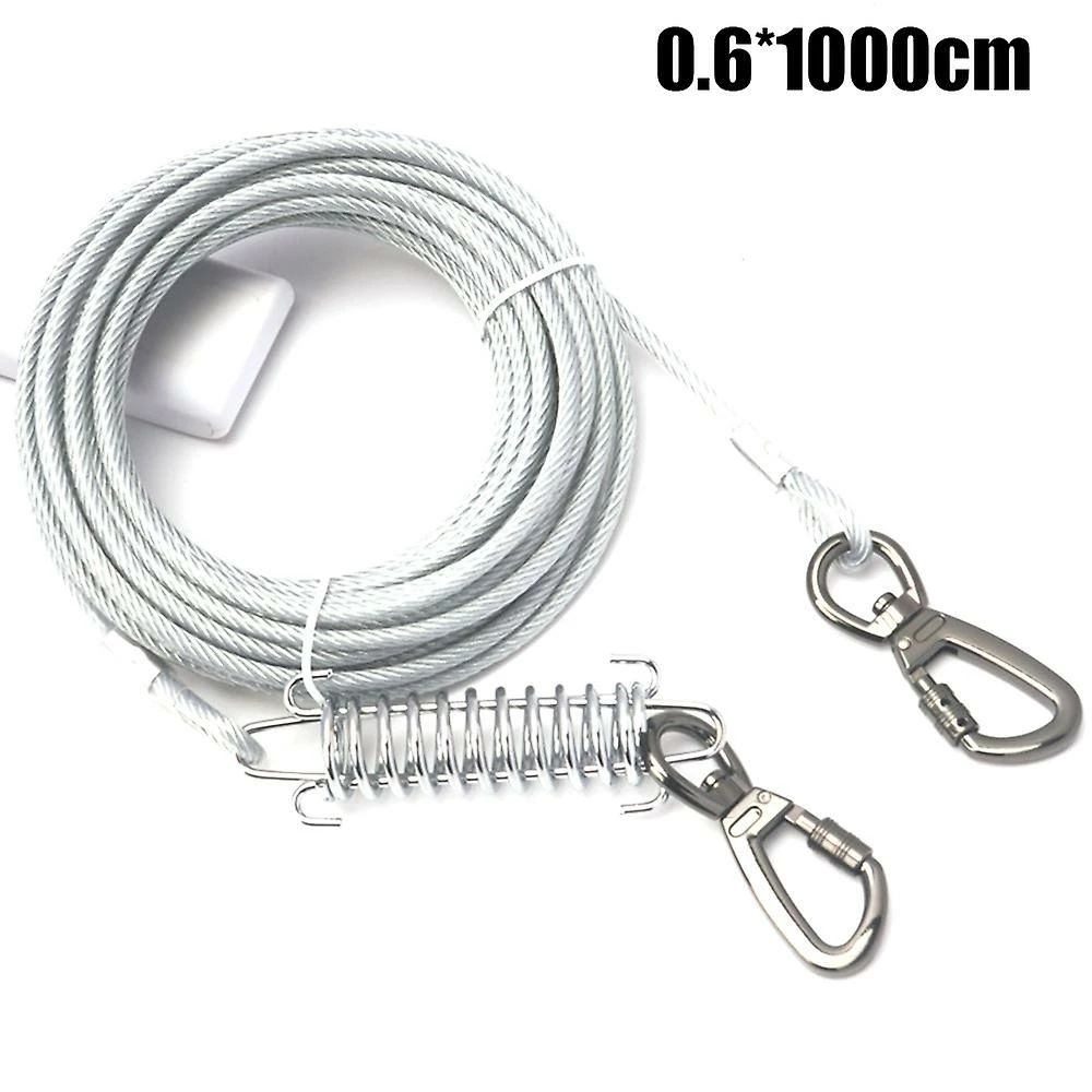 Ksalfye Dog Runner Pour Chiens De Cour, Câble D’attache, Dog Runners Pour Grands Chiens, Longue Laisse Pour Chiens De Grande Taille 2 Ksalfye Dog Runner Pour Chiens De Cour, Câble D’attache, Dog Runners Pour Grands Chiens, Longue Laisse Pour Chiens De Grande Taille – Image 2