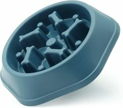 Ersam Dog Bowl Dog Slow Feeder Bowls Bloat Stop Food Bowl Puzzle Interactif Healthy Eating Bowl