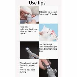 Yskaze Led Light Anti-blood Position Manucure Supplies Cat Dog Nail Clippers Pet Claw Ciseaux Animal Grooming Cleaning Tools -Pet Soin 385079871 max