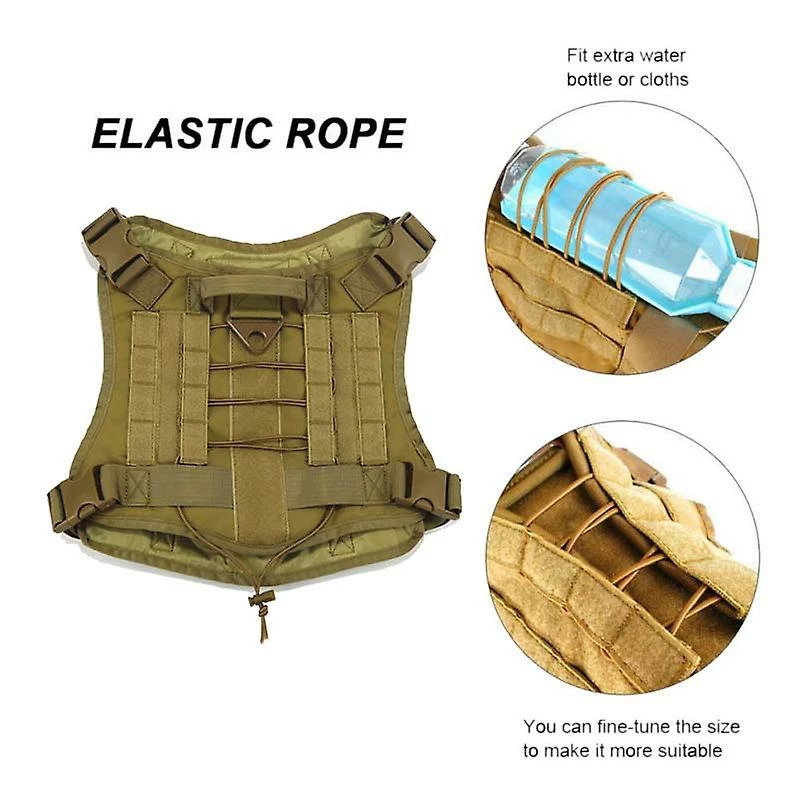 Unbranded Pet Dog Harness Hunting Vest 1000d Nylon Mesh Handle Adjustable Training Vest Apparel Outdoor Pet Clothes For Small Mediumn 2 Unbranded Pet Dog Harness Hunting Vest 1000d Nylon Mesh Handle Adjustable Training Vest Apparel Outdoor Pet Clothes For Small Mediumn – Image 2