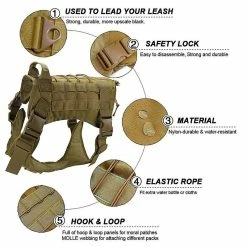 Unbranded Pet Dog Harness Hunting Vest 1000d Nylon Mesh Handle Adjustable Training Vest Apparel Outdoor Pet Clothes For Small Mediumn 7 Unbranded Pet Dog Harness Hunting Vest 1000d Nylon Mesh Handle Adjustable Training Vest Apparel Outdoor Pet Clothes For Small Mediumn -Pet Soin 387385654 max