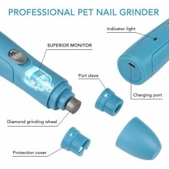 Sevenprin Dog Nail Grinder Professional Rechargeable Pet Nail Trimmmer Scissors Kit De Toilettage Pour Grands Moyens Petits Chiens Chats Animaux De Compagnie -Pet Soin 389341402 max
