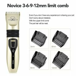 Sevenprin Pet Dog Cat Tondeuses à Cheveux De Toilettage Sans Fil Avec 3-12 Mm Taille Comb Set Low Noise Hair Trimmer Rechargeable 8 Sevenprin Pet Dog Cat Tondeuses à Cheveux De Toilettage Sans Fil Avec 3-12 Mm Taille Comb Set Low Noise Hair Trimmer Rechargeable -Pet Soin 389341725 max