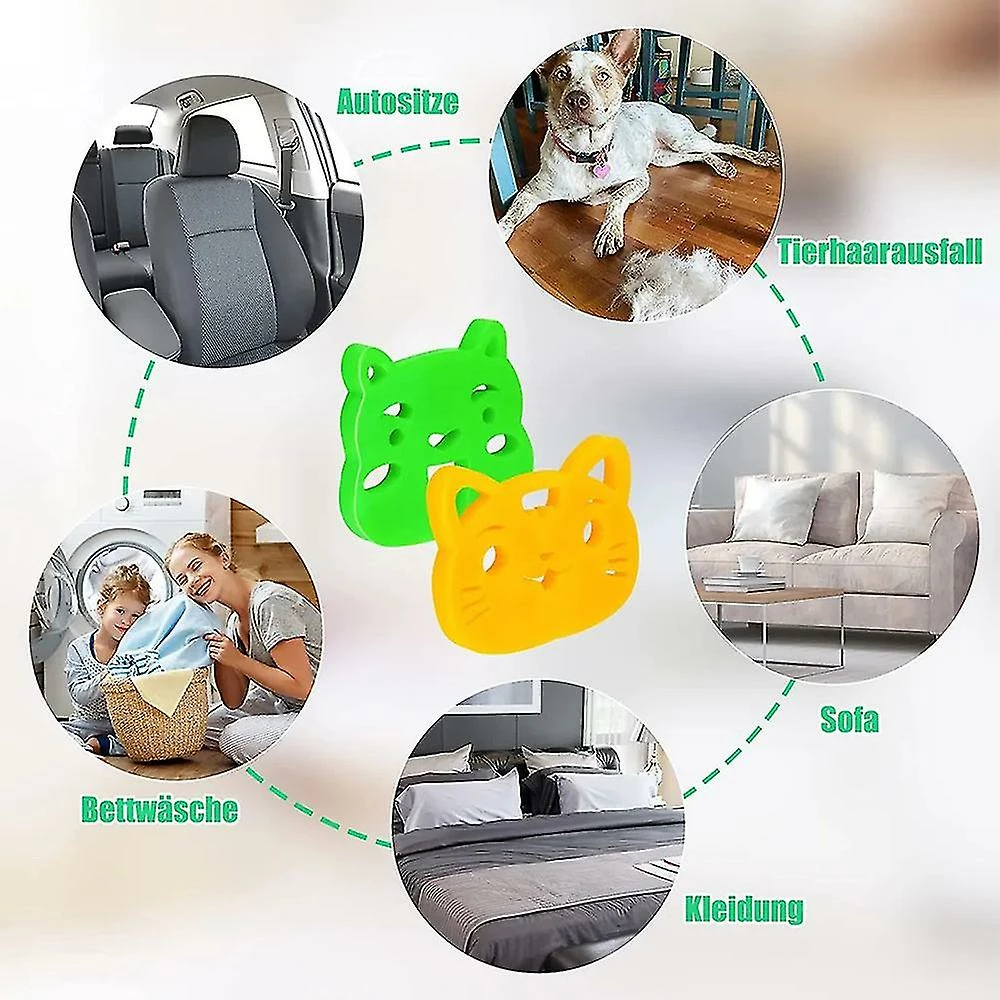 Rtopr 4pcs Réutilisable Pet Hair Remover Portable Cat Dog Fur Catcher Pour Lave-linge Machine à Laver 5 Rtopr 4pcs Réutilisable Pet Hair Remover Portable Cat Dog Fur Catcher Pour Lave-linge Machine à Laver – Image 5