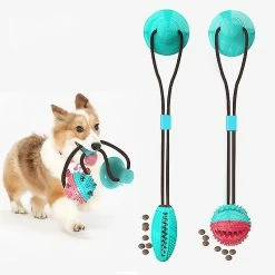 Beitong Pet Food Leaking Ball With Sound Dog Molar Cleaning Toy Silicone White Puzzle Toy No Suction Cup -Pet Soin 393294809 max