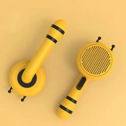 Unbranded Pet Dog Cat Hair Shedding Comb Bee Shape Cozy Needles Massage Peign Pour Chats Dog Hair Remover Slicker Brush Grooming Pet Supplies -Pet Soin 397271717 max