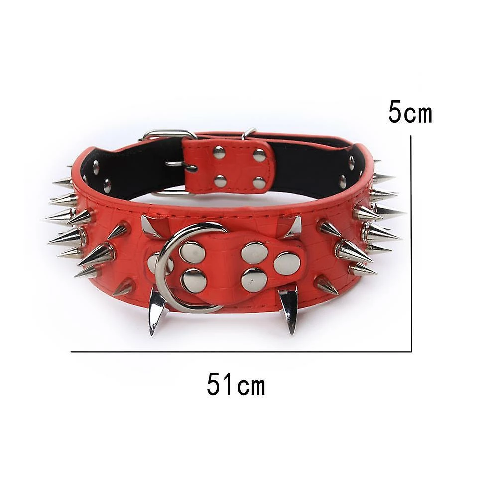 Giveuphesit Spike Dog Collar - Collier Pour Chien En Cuir à La Mode Pour Chiens Moyens Et Grands 2 Giveuphesit Spike Dog Collar - Collier Pour Chien En Cuir à La Mode Pour Chiens Moyens Et Grands – Image 2