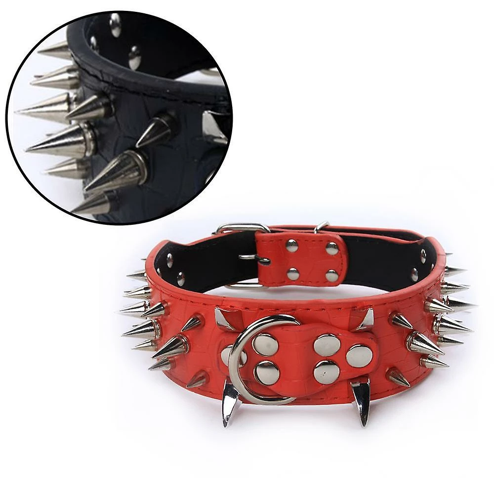 Giveuphesit Spike Dog Collar - Collier Pour Chien En Cuir à La Mode Pour Chiens Moyens Et Grands 5 Giveuphesit Spike Dog Collar - Collier Pour Chien En Cuir à La Mode Pour Chiens Moyens Et Grands – Image 5