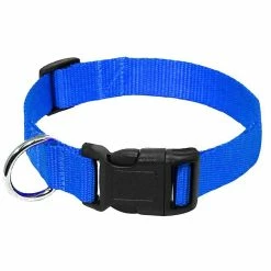 Giveuphesit Pet Soft Réglable Solid Color Nylon Puppy / Dog Collier Pour Correspondre à La Laisse Et Au Harnais