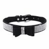Unbranded Collier Crystal Dog Avec Nœud Papillon Strasss Colliers Pour Chiots Bling Pour Petits Chiens8,6-11 Pouces (paquet De 1)