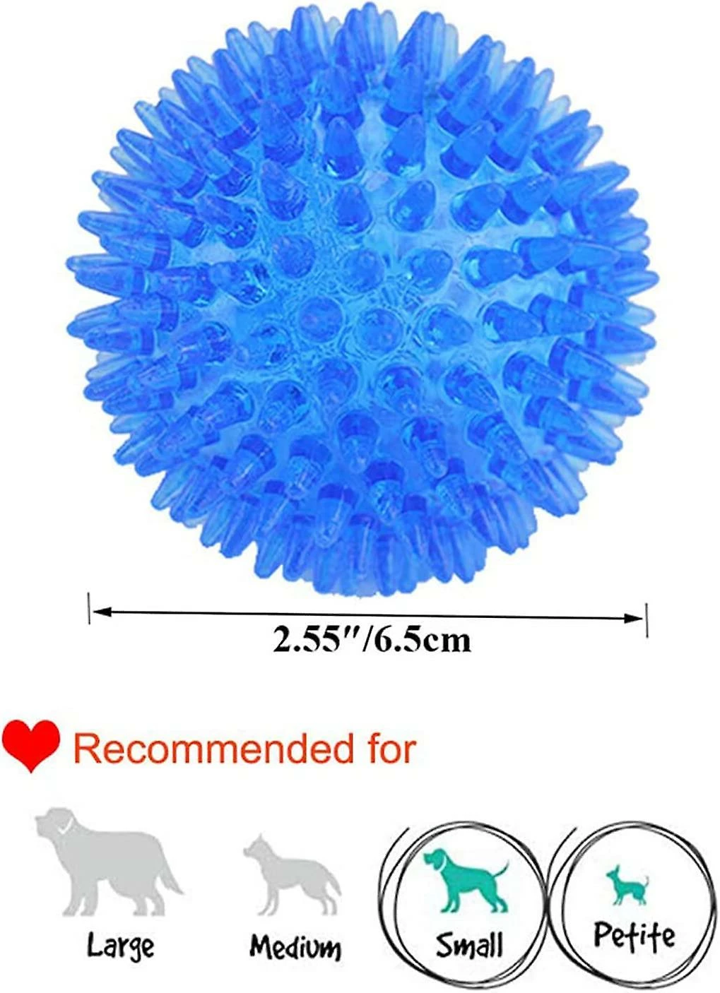 Ksalfye 3/6 Pcs Pet Squeaky Chewing Balls, Dog Soft Stab Balls Nettoyage Des Dents Toys Balls, Pour Petit Moyen Grand Chien Chien Cat Toys, Bleu / Orange / Vert 2 Ksalfye 3/6 Pcs Pet Squeaky Chewing Balls, Dog Soft Stab Balls Nettoyage Des Dents Toys Balls, Pour Petit Moyen Grand Chien Chien Cat Toys, Bleu / Orange / Vert – Image 2