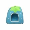 Rtopr Pet Dog Cat Puppy Cave House Coussin Home Bed Soft Mignon Lavable Forme De Fraise