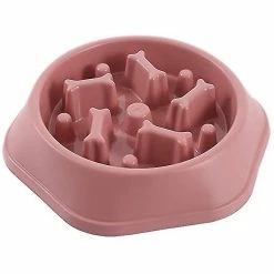 Unbranded Slow Feeder Dog Bowl Anti-irrigation Alimentation Saine Interactif - C