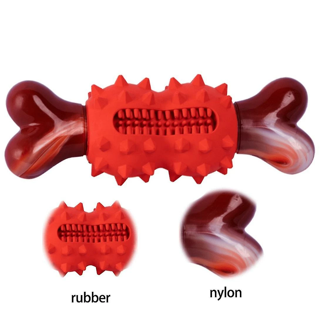 Unbranded Os Durable Caoutchouc Nylon Shape Pet Chew Interactive Dog Accessoires 2 Unbranded Os Durable Caoutchouc Nylon Shape Pet Chew Interactive Dog Accessoires – Image 2