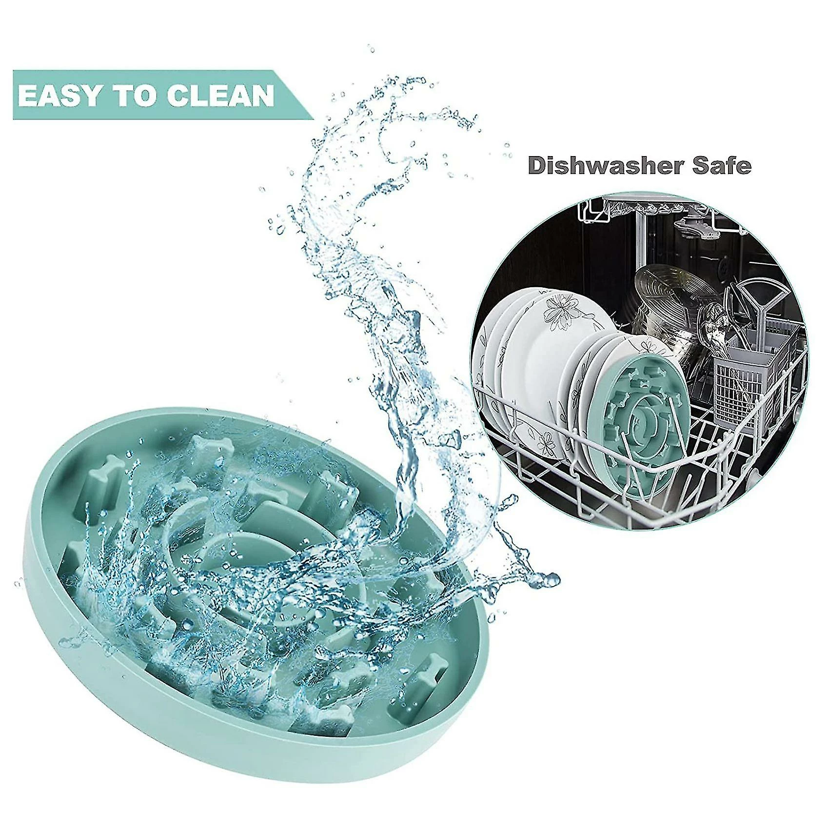 Unbranded Slow Feeder Dog Bowls - Bol Lent à Mangeoire, Bols Interactifs Pour Chiens 2 Unbranded Slow Feeder Dog Bowls - Bol Lent à Mangeoire, Bols Interactifs Pour Chiens – Image 2