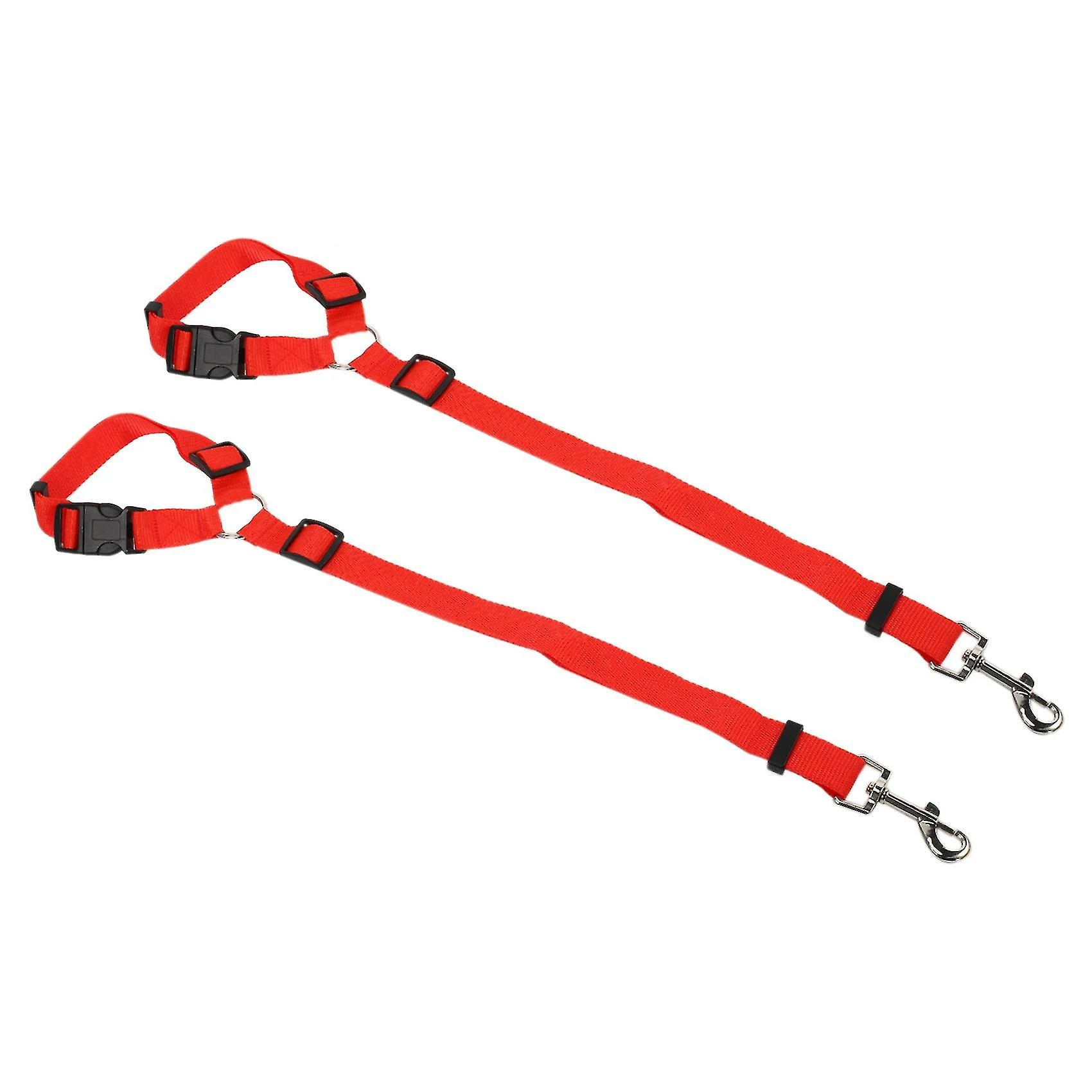 Unbranded 2 Packs Dog Cat Ceinture De Sécurité Sécurité Tissu Nylon Réglable Rouge 2 Unbranded 2 Packs Dog Cat Ceinture De Sécurité Sécurité Tissu Nylon Réglable Rouge – Image 2