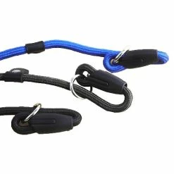 Unbranded Nylon Dog Slip Slip Walking Lead Avec Chaîne P 1cm Bleu -Pet Soin 439741874 max