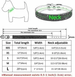 Baicccf Collier Pour Chien Collier En Strass Pour Chien, Mignon éblouissant Étincelant Doux Cuir Daim Chien Chat Collier Strass Cristal Diamant Pet Dog Puppy Collier -Pet Soin 442290031 max