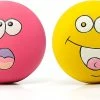 Baicccf 4.13 '' Jouets Pour Chiens Grinçants Smiley Face Dog Balls Avec Squeaker Rubber Latex Pet Toys Pour Petits Chiots De Moyenne Et Grande Race