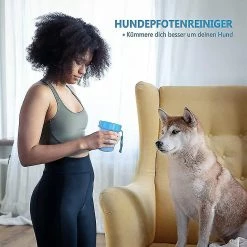 Unbranded Dog Paw Cleaner - Avec Pointes En Silicone Souple - Avec Serviette De Lavage De Pattes De Chien - Facile -Pet Soin 456748808 max