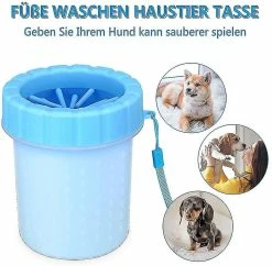 Unbranded Dog Paw Cleaner - Avec Pointes En Silicone Souple - Avec Serviette De Lavage De Pattes De Chien - Facile -Pet Soin 456748892 max