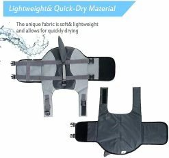 Unbranded Pet Dog Safety Swimsuit Dog Life Jacket Ripstop Dog Lifesaver Shark Vests Avec Poignée De Sauvetage Pour Piscine Beach Boatingab -Pet Soin 465117397 max