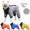 Hxetlv Vêtements D’hiver Pour Chiens Imperméables Manteau Pour Chien Avec Anneau D Vêtements Chauds Pour Animaux De Compagnie Pour Chiens Moyens Puppy Jacket Dog Coat Combinaison à Quatre Pattes