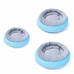 Unbranded Super Soft Pet Dog Cat Bed Kennel Canapé Rond Coussin Tapis De Couchage Pour Petits Chiens Moyens Soulagement Orthopédique Sommeil Amélioré -Pet Soin 472644728 max