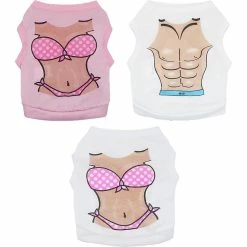 Giveuphesit Chemise De Chien Puppy Sweatshirt Pet Sleeveless Vest Femelle Puppy Doggy Apparel Soft Cute Cat Dog Vêtements