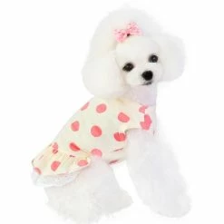 Giveuphesit Robe De Chien Jupe De Chien Pour Petits Chiens Avec Impression De Fleurs Tulle Doggie Sundress Cat Dress Dog Apparel -Pet Soin 475706133 max