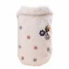 Unbranded Pet Dog Outwear Floral Pattern Dress-up Skin-friendly Mode Pet Dogs Coat Outfits Pour L’automne Jikaix