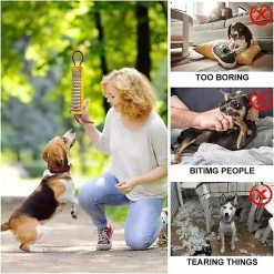 Yuzee Dog Toy Dummy Avec 2 Poignées, Jouet De Remorqueur De Morsure De Chien Durable, Rouleau D’apprentissage Flottant Factice, Jouet à Cordes Interactif Pour Chiens Grands / Moyens 9 Yuzee Dog Toy Dummy Avec 2 Poignées, Jouet De Remorqueur De Morsure De Chien Durable, Rouleau D’apprentissage Flottant Factice, Jouet à Cordes Interactif Pour Chiens Grands / Moyens -Pet Soin 476419834 max