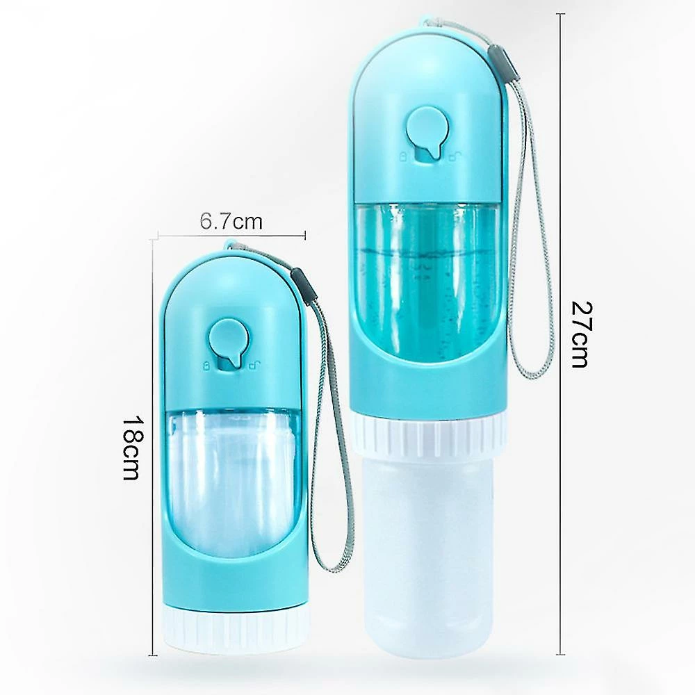 Magene 2-en-1 Pet Bottle Dog Cat Food Water Portable Bottle Plastic Sliding Design Économisez De L’espace 5 Magene 2-en-1 Pet Bottle Dog Cat Food Water Portable Bottle Plastic Sliding Design Économisez De L’espace – Image 5