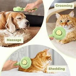 Wabjtam Ghyt Sunflower Cat Dog Brush Pour L’excrétion, Brosse Auto-nettoyante Slicker, Brosse De Toilettage Pour Chiens Courts à Poil Long Chats Animaux De Compagnie Avec Sous-poil -Pet Soin 485157586 max