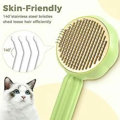 Wabjtam Ghyt Sunflower Cat Dog Brush Pour L’excrétion, Brosse Auto-nettoyante Slicker, Brosse De Toilettage Pour Chiens Courts à Poil Long Chats Animaux De Compagnie Avec Sous-poil -Pet Soin 485157695 max