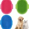 Yuzee Piece Dog And Cat Brush, Dog Hair Cleaning Brush, Dog And Cat Bath Brush, Dog And Cat Brush, Massage Brush For Short And Long Hair (color)