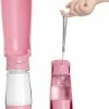 Yuzee Dog Travel Water Bottle - Portable Collapsible With Food Container - Pet Food Dispenser - For Travel, Hiking - Lightweight & Leakproof
