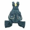 Unbranded Animal Fabric Vest Fashion Jeans Pet Clothes Dog Clothes, Dog Clothes, Dog Vintage Vest Blue