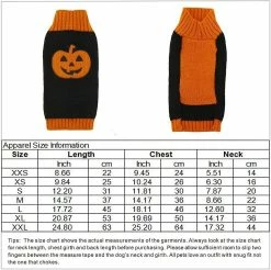 Unbranded Halloween Pet Dog Sweater Pumpkin Knit Jumper Clothes For Dogs Pets Costume Holiday Party For Cat And Puppy -Pet Soin 494818730 max
