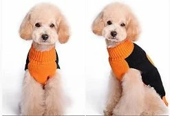 Unbranded Halloween Pet Dog Sweater Pumpkin Knit Jumper Clothes For Dogs Pets Costume Holiday Party For Cat And Puppy -Pet Soin 494818910 max