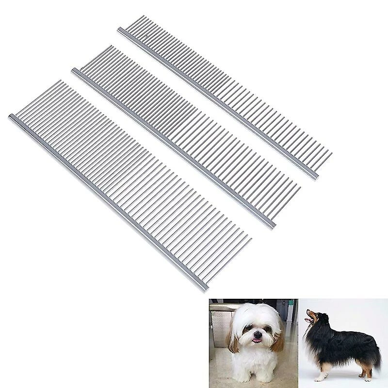 Unbranded Vente Chaude Acier Inoxydable Pet Hair Trimmer Combs Puppy Cat Cleaning Brush Pet Shedding Grooming Asymmetric Dog Long Hair Comb 5 Unbranded Vente Chaude Acier Inoxydable Pet Hair Trimmer Combs Puppy Cat Cleaning Brush Pet Shedding Grooming Asymmetric Dog Long Hair Comb – Image 5