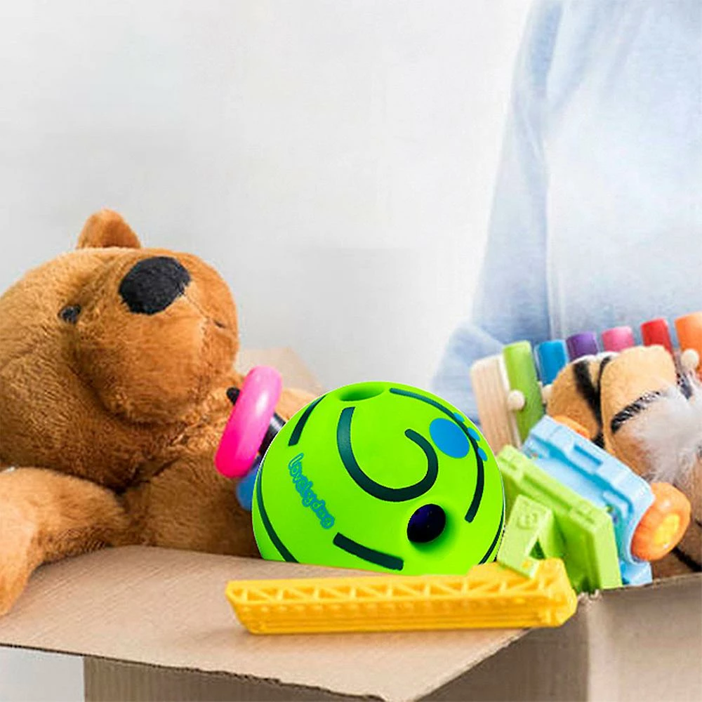 Waytogo Wobble Wag Giggle Ball Dog Outdoor Indoor Pet Toy Rolling Supplies 2 Waytogo Wobble Wag Giggle Ball Dog Outdoor Indoor Pet Toy Rolling Supplies – Image 2